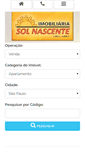 Mobile Screenshot of imobiliariasolnascente.com.br